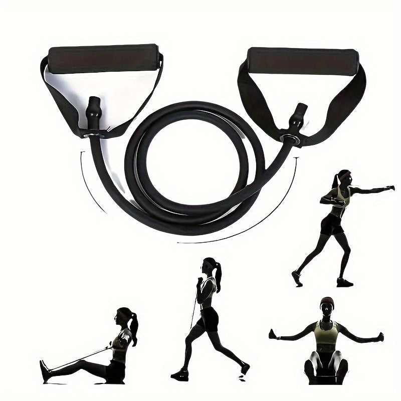 Premium U-Shape Resistance Band with Comfort Handles | Durable TPE Fitness Rope for Strength Training