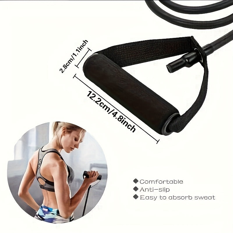 Premium U-Shape Resistance Band with Comfort Handles | Durable TPE Fitness Rope for Strength Training