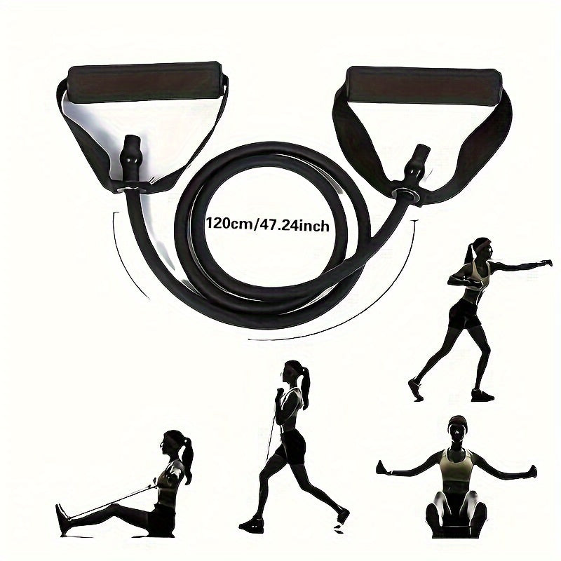 Premium U-Shape Resistance Band with Comfort Handles | Durable TPE Fitness Rope for Strength Training