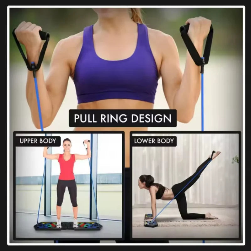 PowerBoard Pro – Portable Multifunctional Push-Up Training System for Total Upper Body Strength