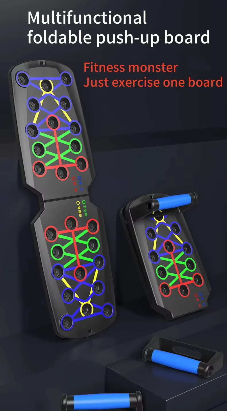 PowerBoard Pro – Portable Multifunctional Push-Up Training System for Total Upper Body Strength