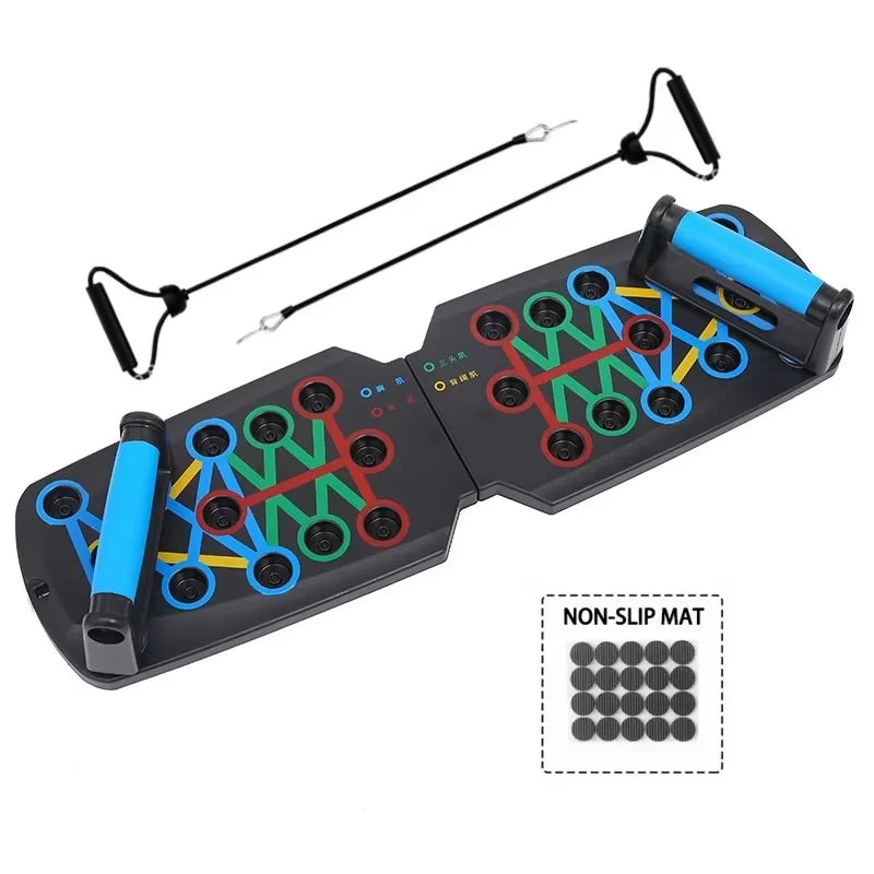 PowerBoard Pro – Portable Multifunctional Push-Up Training System for Total Upper Body Strength