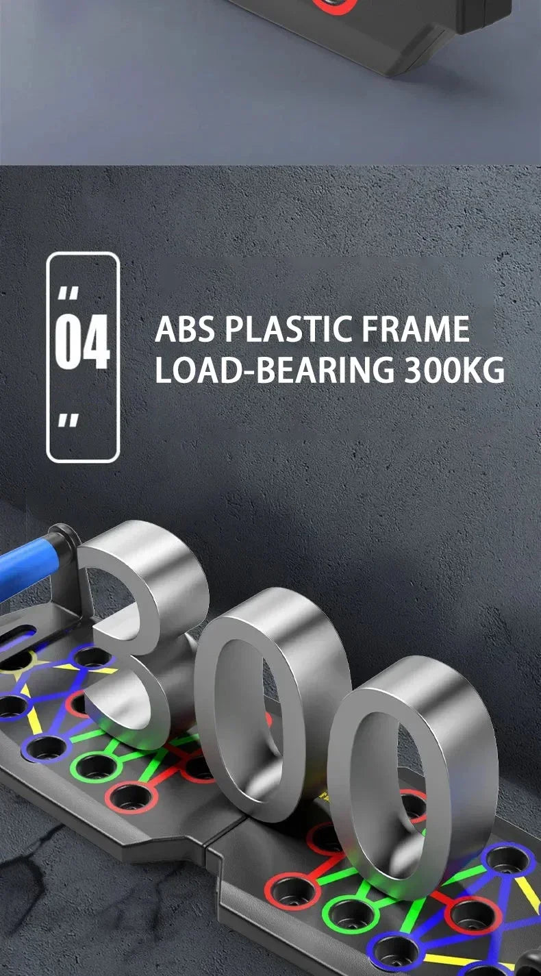 PowerBoard Pro – Portable Multifunctional Push-Up Training System for Total Upper Body Strength