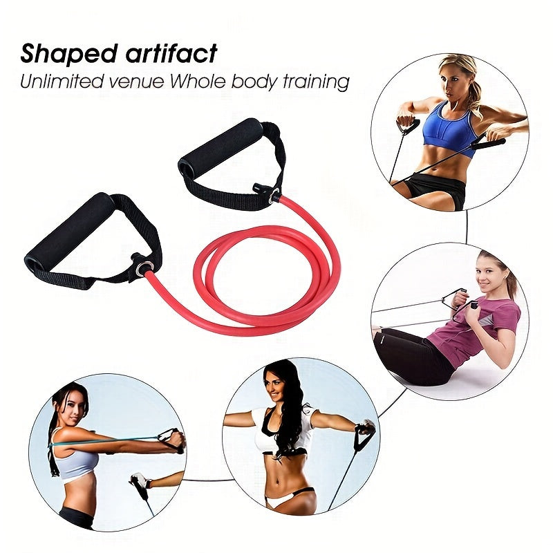 Premium U-Shape Resistance Band with Comfort Handles | Durable TPE Fitness Rope for Strength Training