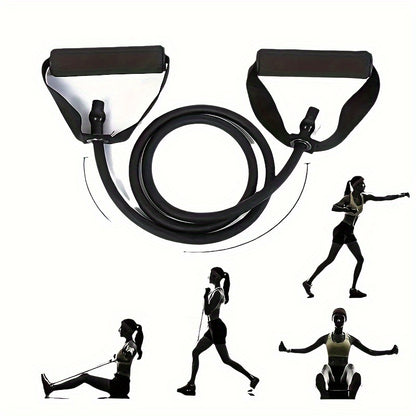 Premium U-Shape Resistance Band with Comfort Handles | Durable TPE Fitness Rope for Strength Training