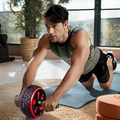 Fitszyo AeroCore Elite Ab Roller – Silent Dual-Wheel Core Trainer for Strength, Balance & Definition