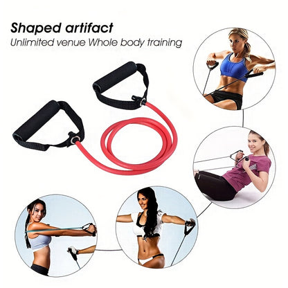 Premium U-Shape Resistance Band with Comfort Handles | Durable TPE Fitness Rope for Strength Training